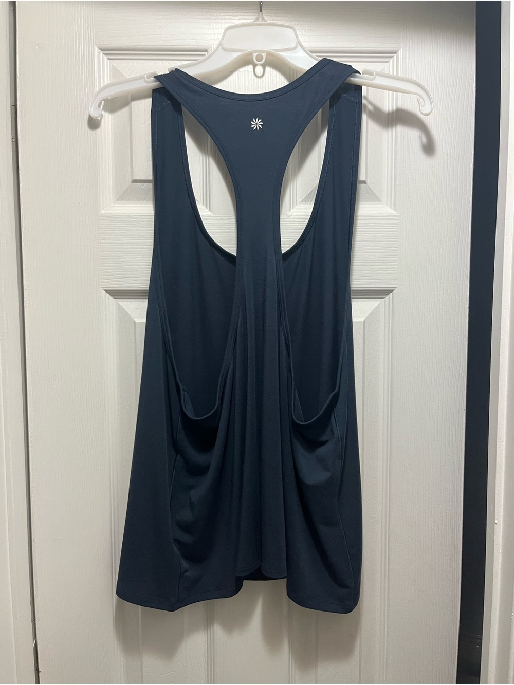 Athleta Navy Blue Racerback Performance Tank Top - Picture 2 of 3